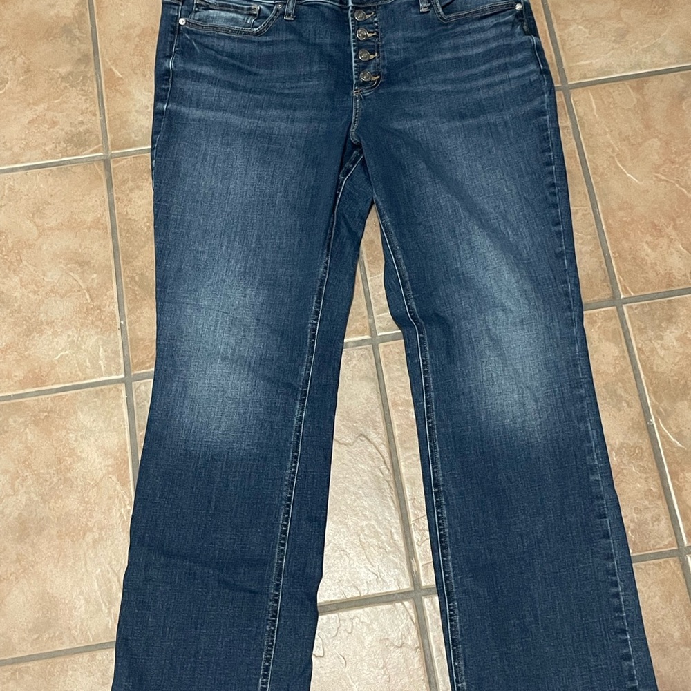 Silver Jeans Dark Blue  Women's Slim Boot Cut Jeans